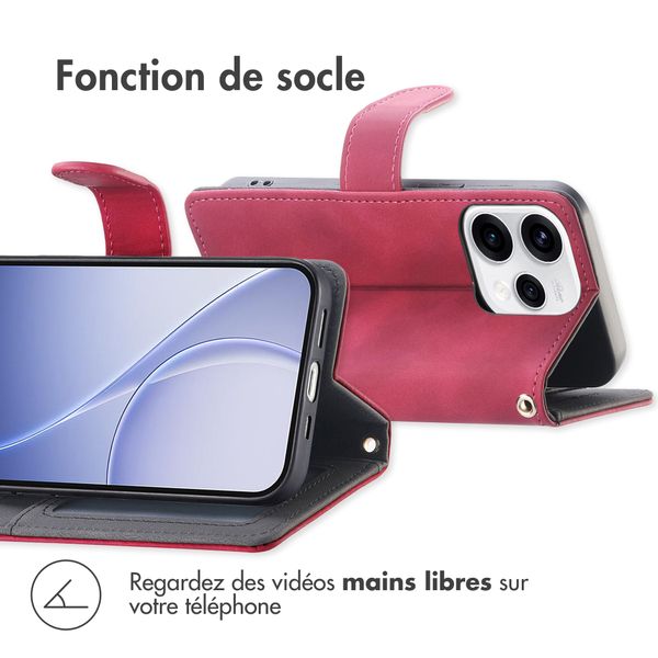 imoshion Etui de télephone portefeuille avec cordon Oppo Reno15 (5G) - Rouge