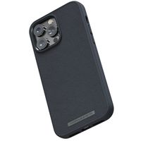 Njorð Collections Coque en cuir véritable MagSafe iPhone 14 Pro Max - Black