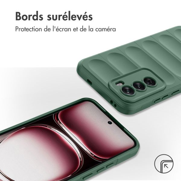 imoshion Coque arrière EasyGrip Oppo Reno 12 Pro - Vert foncé