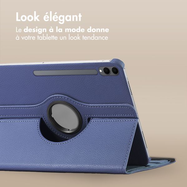 imoshion Coque tablette rotatif à 360° Samsung Galaxy Tab S11 Ultra - Bleu foncé