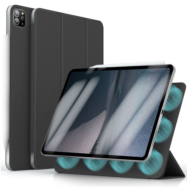 imoshion Magnetic etui de téléphone portefeuille iPad Pro 11 (2018/2020/2021/2022) - Noir