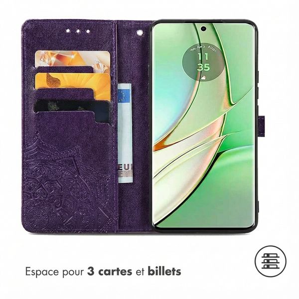 imoshion Etui de télephone Mandala Motorola Edge 40 - Violet