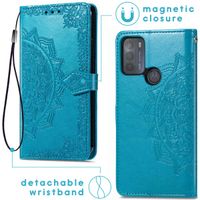 imoshion Etui de téléphone portefeuille Motorola Moto G50 - Turquoise