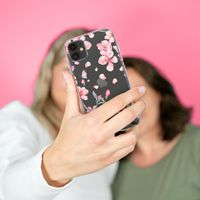 imoshion Coque Design Apple iPhone 13 Mini - Fleur - Rose