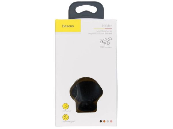 Baseus Magnetic Car Mount iPhone 12 - Support de téléphone pour voiture - Tableau de bord - Magnétique - Noir