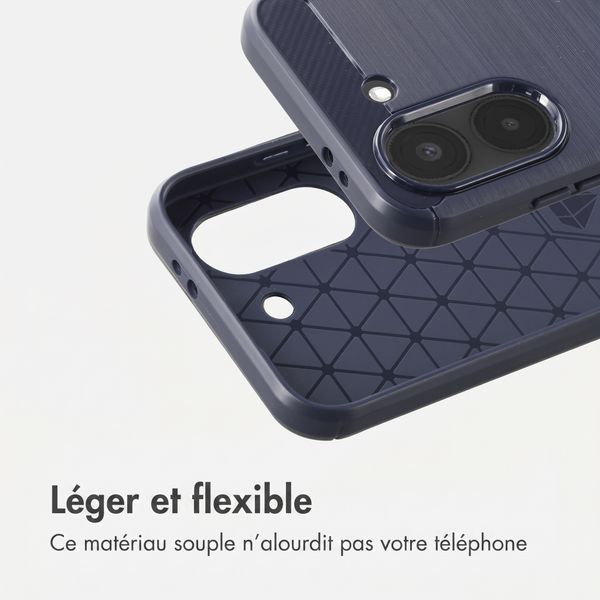 imoshion Coque Brushed Xiaomi Poco X8 Pro - Bleu foncé