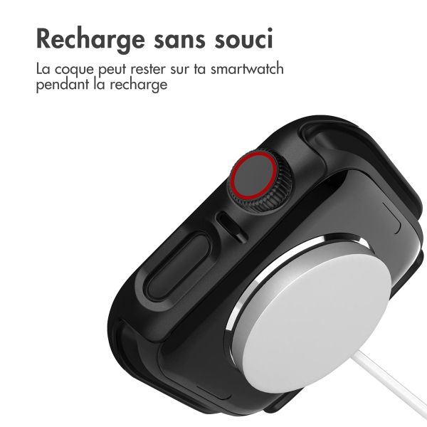 imoshion Coque rigide à couverture complète Apple Watch Series 4 / 5 / 6 / SE - 40 mm - Noir