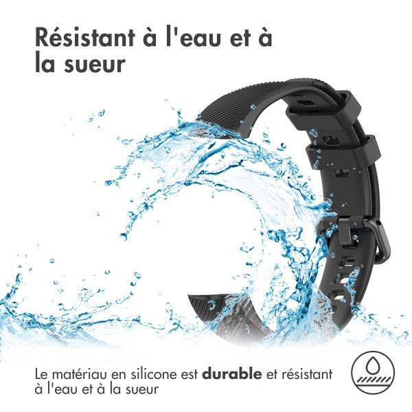 imoshion Bracelet en silicone Honor Band 4 - Noir