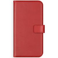 Selencia Étui portefeuille en cuir véritable Apple iPhone 12 Pro Max - Rouge