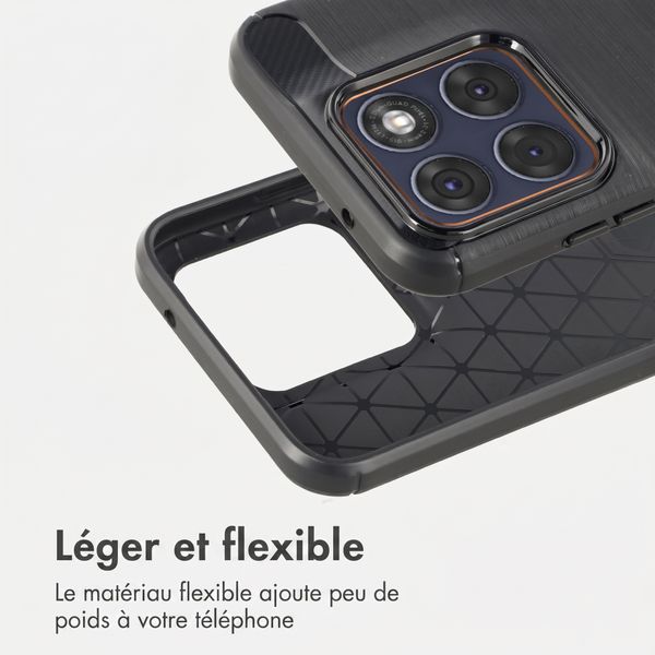 imoshion Coque Brushed Motorola Edge 70 Fusion - Noir