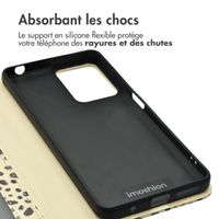 imoshion Étui de télephone portefeuille Design Motorola Moto G24 Power - Black And White Dots