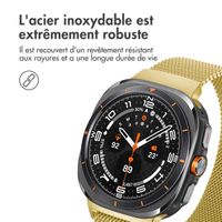 imoshion Bracelet magnétique milanais Samsung Galaxy Watch Ultra (2024/2025) - Doré