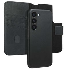 Accezz Étui de télephone portefeuille en cuir 2-en-1 avec MagSafe Samsung Galaxy S23 - Onyx Black