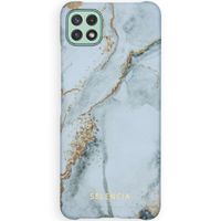 Selencia Coque Maya Fashion Samsung Galaxy A22 (5G) - Marble Stone