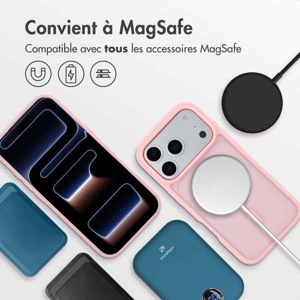 imoshion Coque Color Guard avec MagSafe Apple iPhone 17 Pro - Rose clair