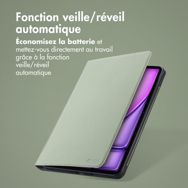 Accezz Coque tablette Classic Apple iPad Air 13 pouces (2025) M3 / (2024) M2 - Vert