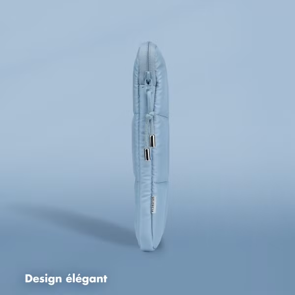 Selencia Pochette ordinateur Puffy 13-14 pouces - Slate Blue