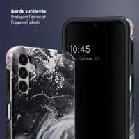 Selencia Coque arrière Vivid Tough Samsung Galaxy A14 (5G/4G) - Chic Marble Black