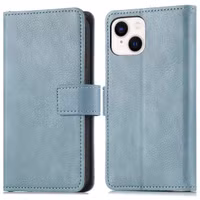 imoshion Étui de téléphone portefeuille Luxe Apple iPhone 14 - Bleu clair