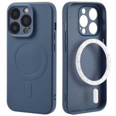 imoshion Coque Couleur avec MagSafe Apple iPhone 14 Pro - Bleu foncé