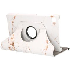 imoshion Coque tablette Design rotatif à 360° Galaxy Tab A7 Lite - White Marble