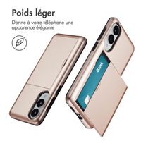 imoshion Coque arrière avec porte-cartes Samsung Galaxy S25 Edge - Rose Doré