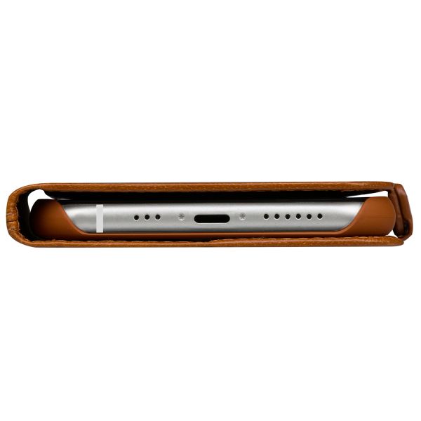 dbramante1928 Étui de téléphone portefeuille Apple iPhone SE (2022 / 2020) / 8 / 7 - Brun