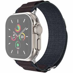 imoshion Bracelet en nylon Alpine Apple Watch Series 1 t/m 11 / SE / Ultra (44/45/46/49 mm) - Indigo