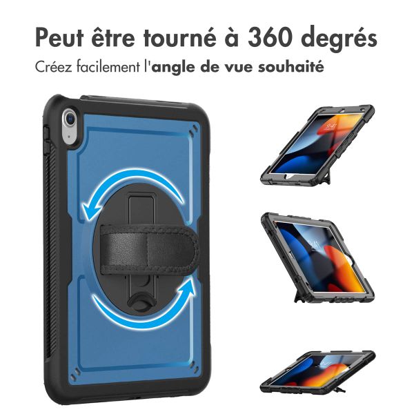 Accezz Coque arrière Defender XT Apple iPad 11 (2025) 11 pouces A16 / iPad 10 (2022) 10.9 pouces - Bleu