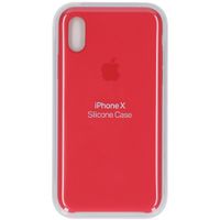 Apple Coque en silicone Apple iPhone X - Red Raspberry