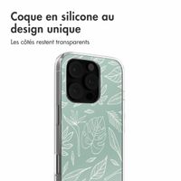 imoshion Coque Design Apple iPhone 16 Pro - Leaves Line-Art