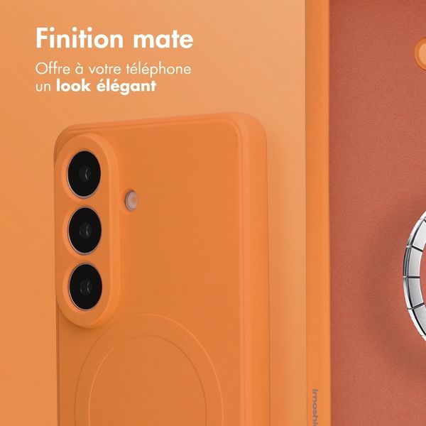 imoshion Coque Couleur avec MagSafe Samsung Galaxy S26 Plus - Orange