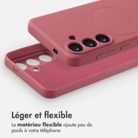 imoshion Coque Couleur avec MagSafe Samsung Galaxy S25 - Dusty Rose