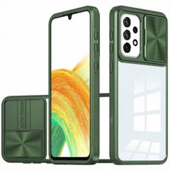 imoshion Coque arrière Camslider Samsung Galaxy A23 (5G) - Vert foncé