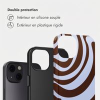 Selencia Coque arrière Vivid Apple iPhone 13 - Dream Swirl Chocolate