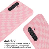 imoshion Coque design en silicone avec cordon Samsung Galaxy S23 FE - Retro Pink