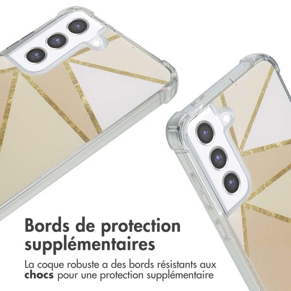 imoshion Coque Design avec cordon Samsung Galaxy S21 FE - Beige Graphic