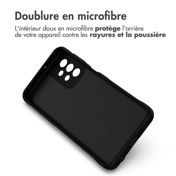 imoshion Coque arrière EasyGrip Samsung Galaxy A32 (5G) - Noir