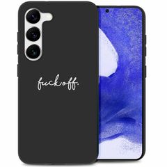 imoshion Coque Design Samsung Galaxy S23 Plus - Fuck Off - Noir