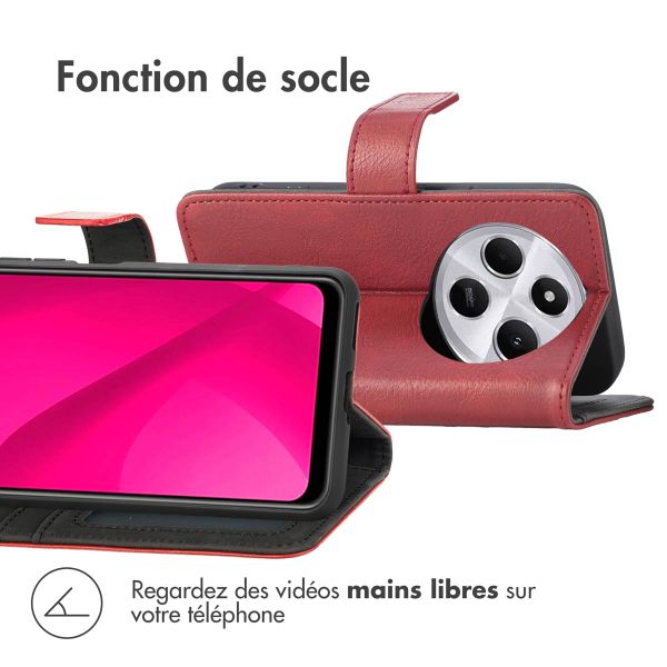 imoshion Étui de téléphone portefeuille Xiaomi Redmi 14C - Rouge