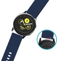 imoshion Bracelet silicone le Galaxy Watch 40/42mm / Active 2 42/44mm - Bleu foncé