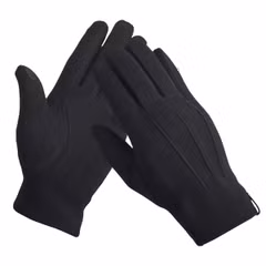 Selencia Gants Tactiles Effet Daim - Femme - Taille M - Noir