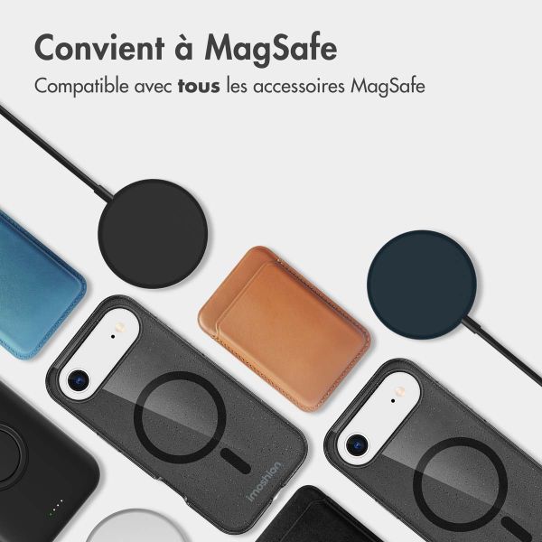 imoshion Coque Pailletée avec MagSafe Apple iPhone Air - Noir