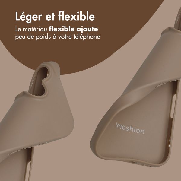 imoshion Coque Couleur Apple iPhone 16 - Marron