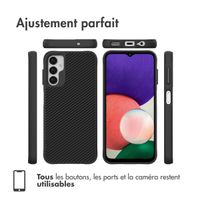 imoshion Rugged Hybrid Carbon Case Samsung Galaxy A14 (5G/4G) - Noir