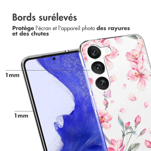 imoshion Coque Design Samsung Galaxy S23 Plus - Blossom Watercolor