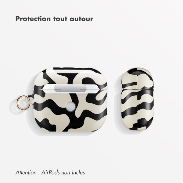 Selencia Coque Vivid Apple AirPods 3 - Art Wave Black