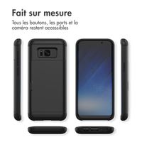 imoshion Coque arrière avec porte-cartes Samsung Galaxy S8 - Noir