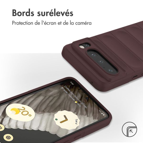 imoshion Coque arrière EasyGrip Google Pixel 8 Pro - Aubergine