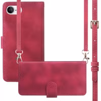 imoshion Etui de télephone portefeuille avec cordon Apple iPhone 17e / 16e - Rouge